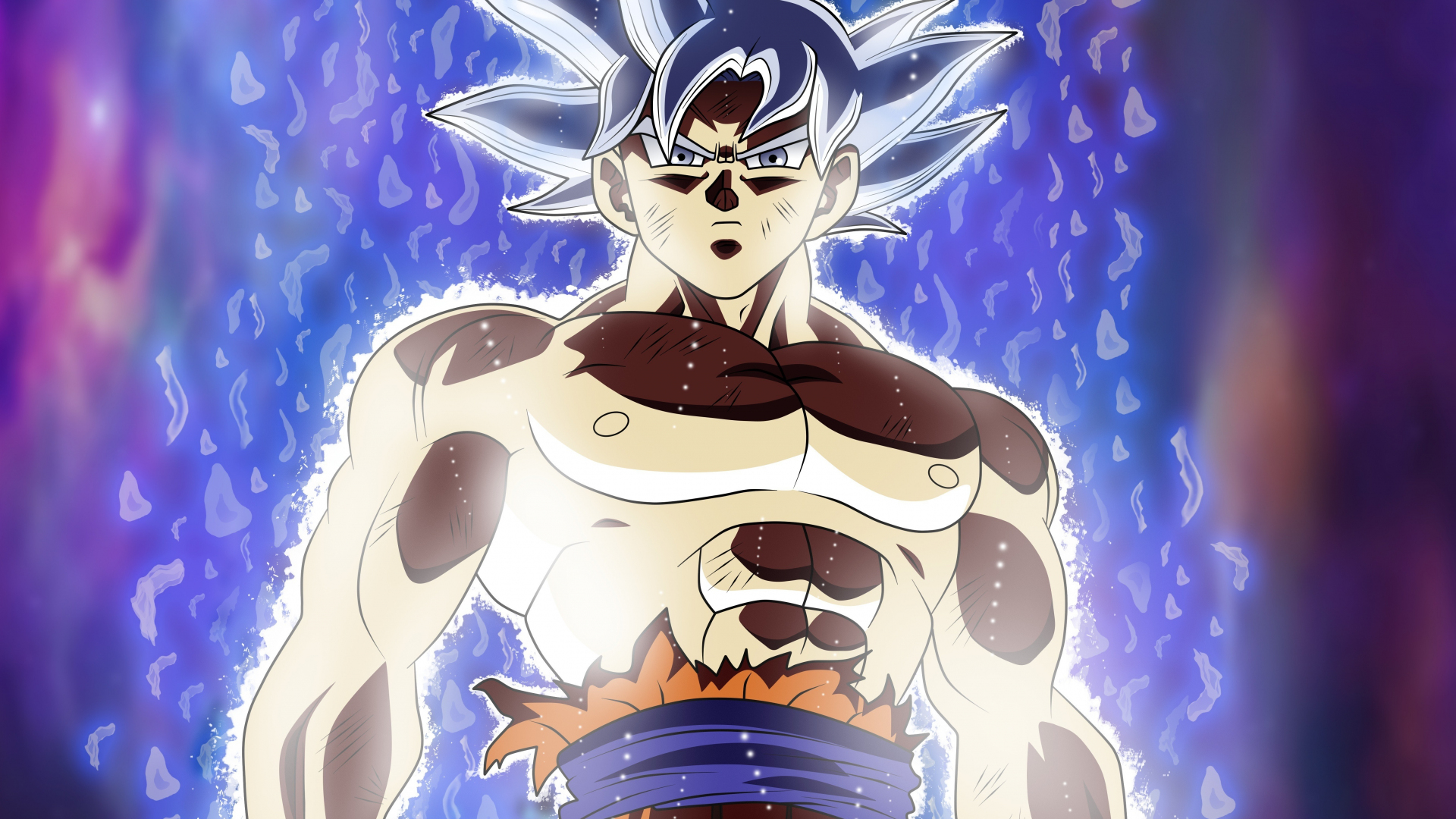 Download wallpaper 1920x1080 son goku, dragon ball super, blue super ...