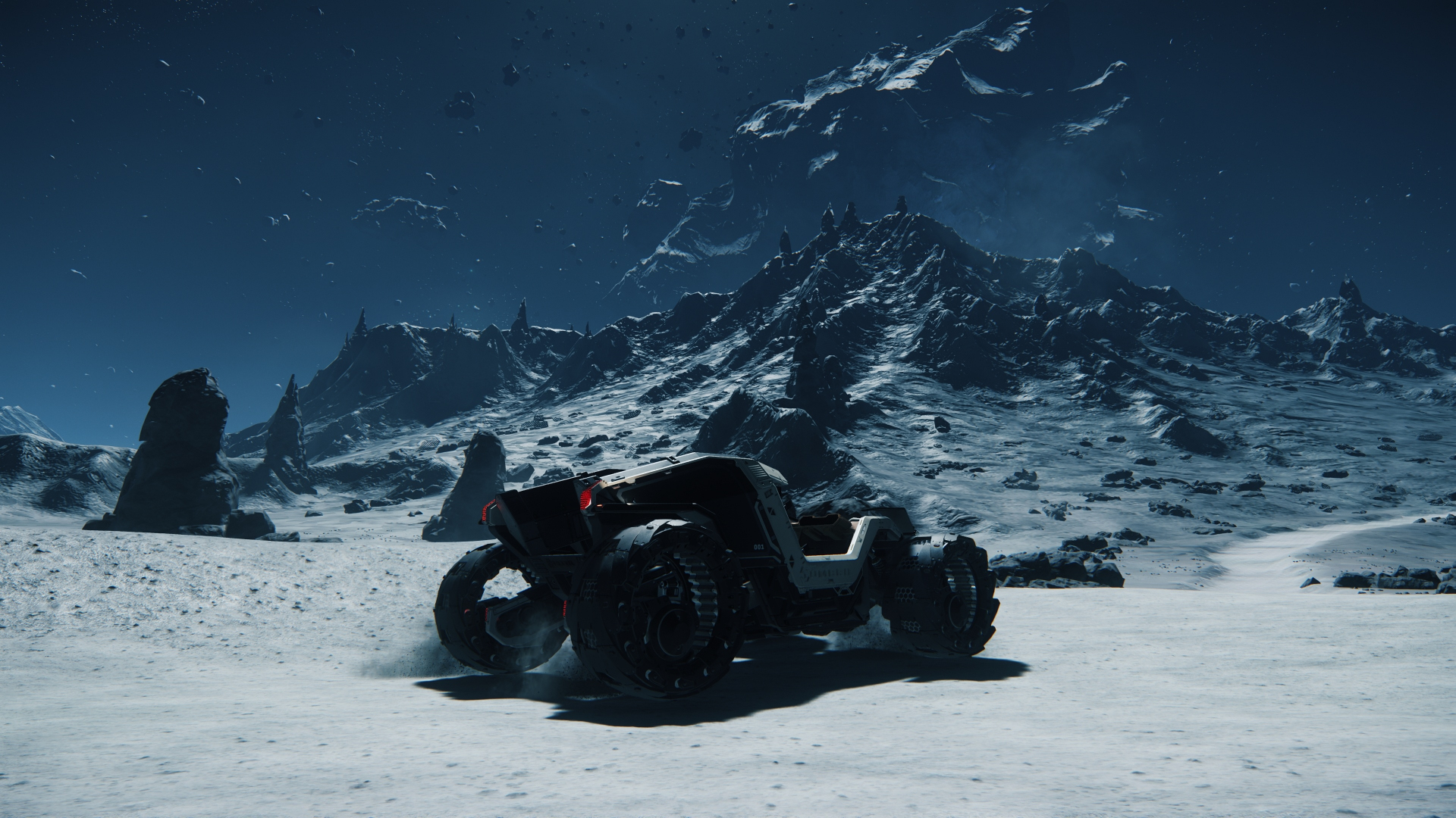 Download wallpaper 1920x1080 mountains, rover vehicle, star citizen ...