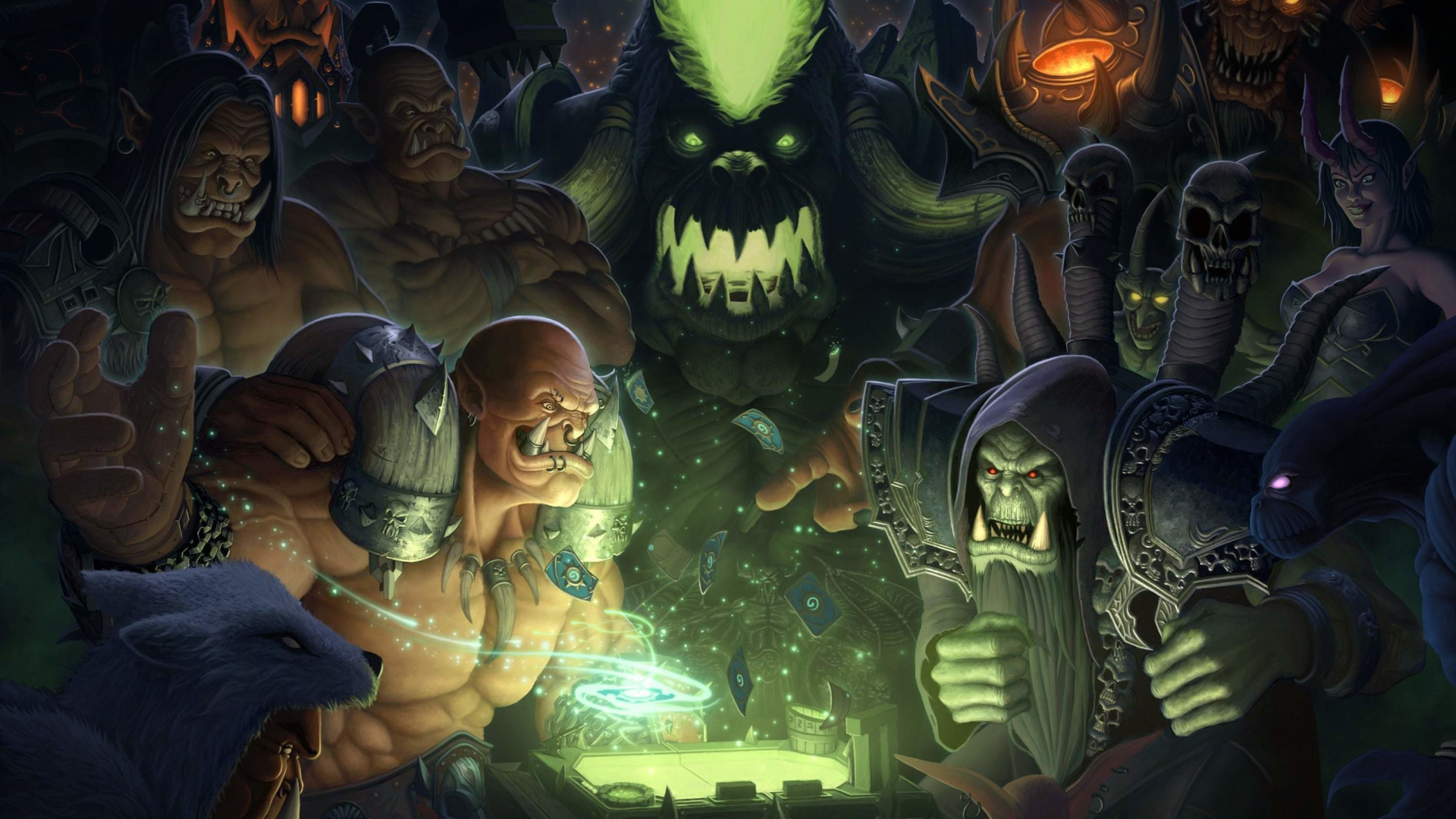 Download wallpaper 1920x1080 hearthstone heroes of warcraft play video  game full hd hdtv fhd 1080p wallpaper 1920x1080 hd background 1204