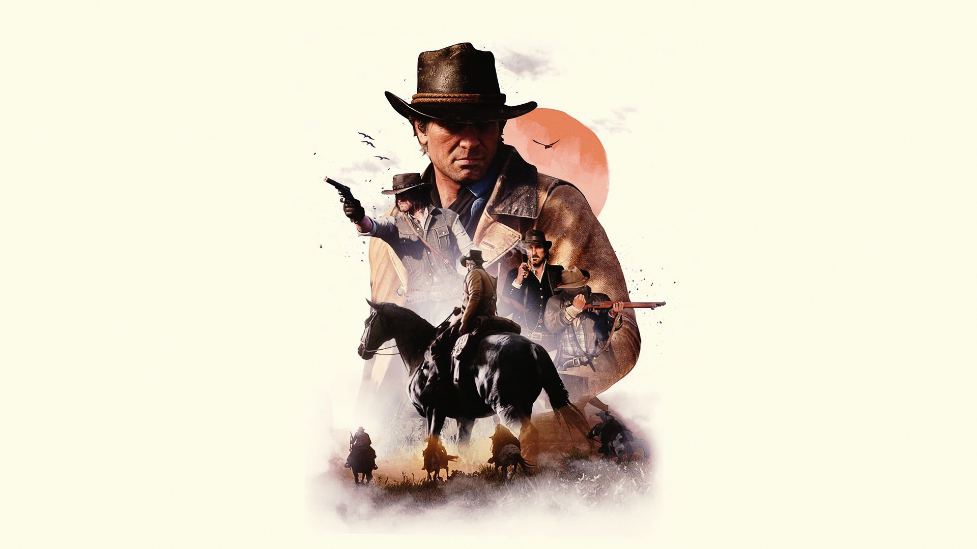 Download 1920x1080 Wallpaper Video Game Poster Red Dead