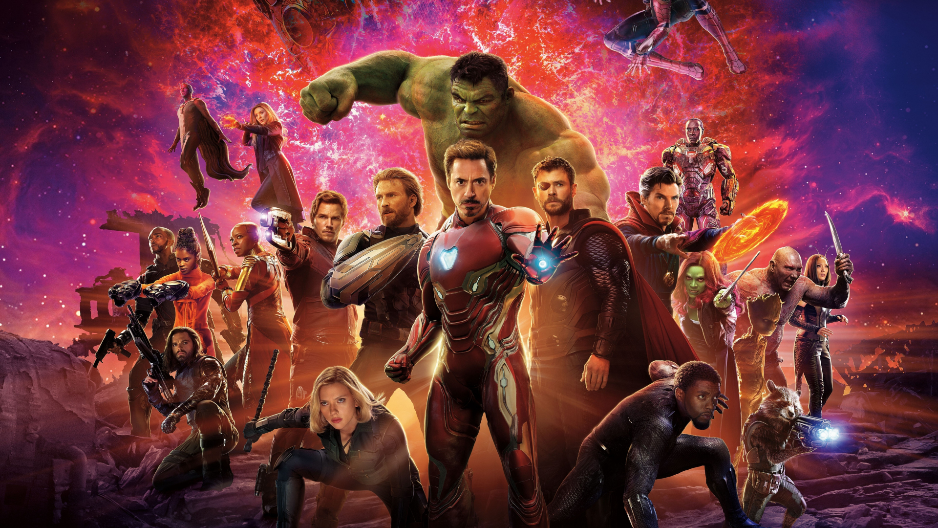 Avengers Infinity War Poster 1920x1080