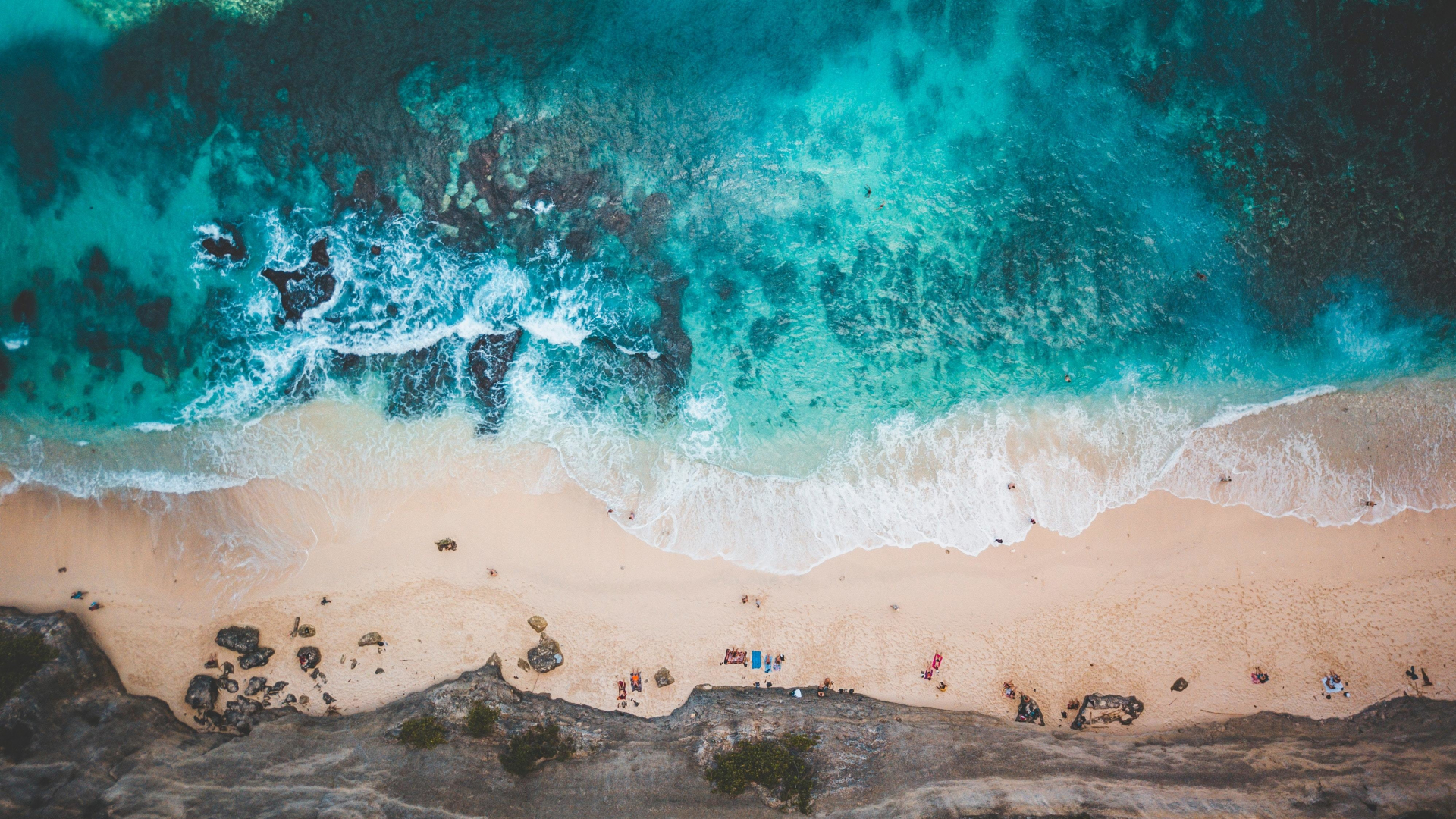 Desktop Wallpaper Exotic Beach Blue Green Sea Aerial View Hd Image My Xxx Hot Girl