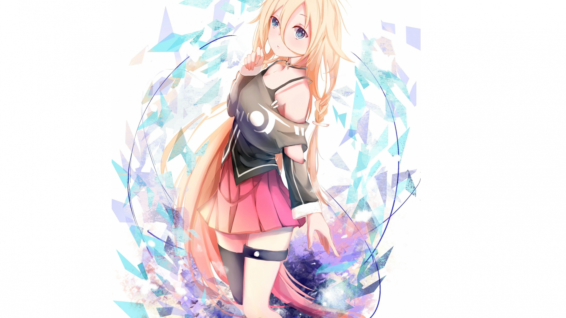 Download Blonde Ia Long Hair Anime Girl Vocaloid 19x1080 Wallpaper Full Hd Hdtv Fhd 1080p Wallpaper 19x1080 Hd Image Background 4087