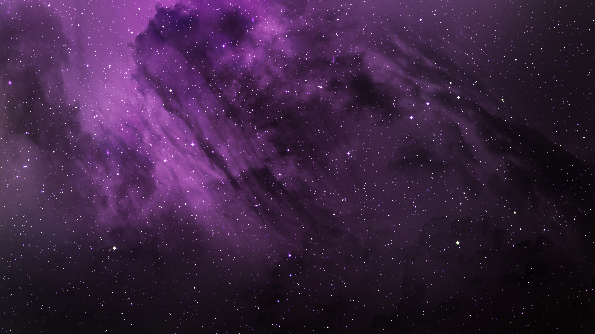 Download 1920x1080 Wallpaper Purple Clouds Cosmos Stars Space