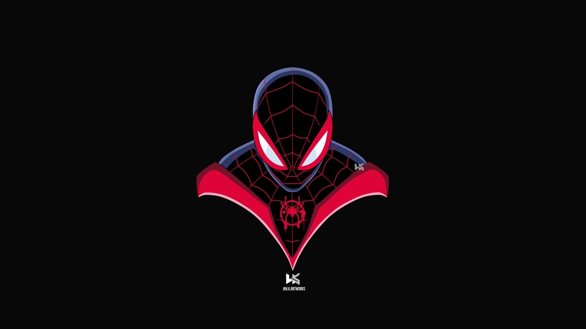 Cập nhật ngay hình nền đơn giản và tuyệt vời của Spider-Man, Miles Morales và minimal với độ phân giải 1920x