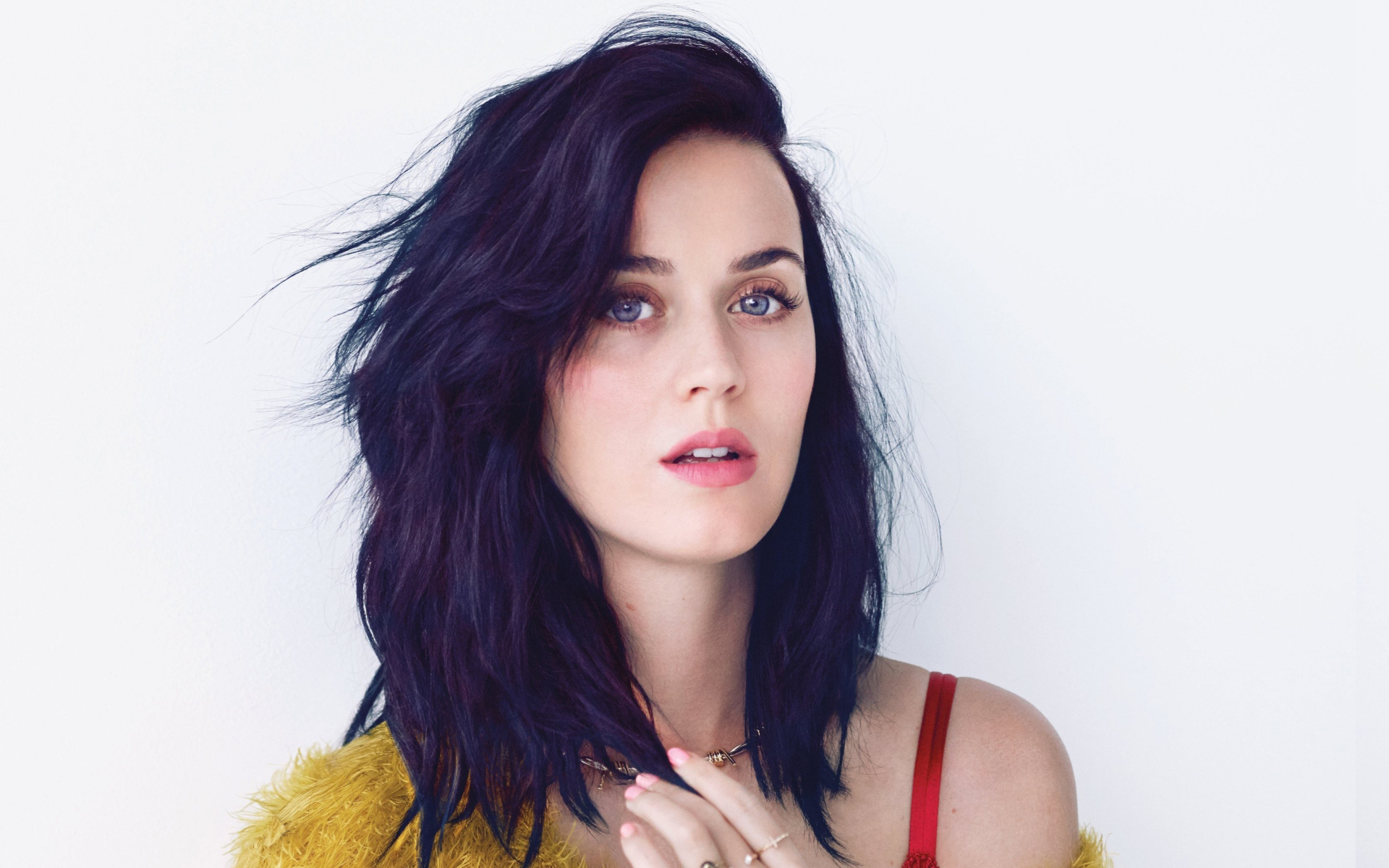 Download 1920x1200 Wallpaper Katy Perry Purple Hair 2019