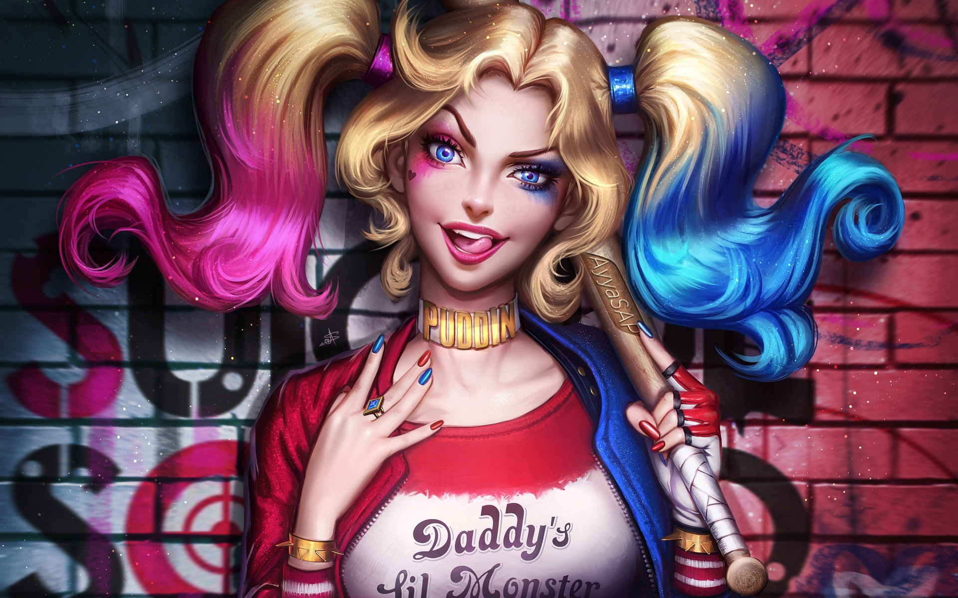 Download wallpaper 1920x1200 harley quinn, beautiful villain, dc ...