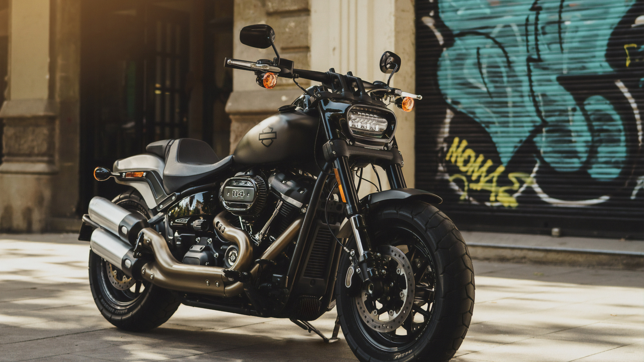 2019 Harley-Davidson, motorcycle, 2048x1152 wallpaper