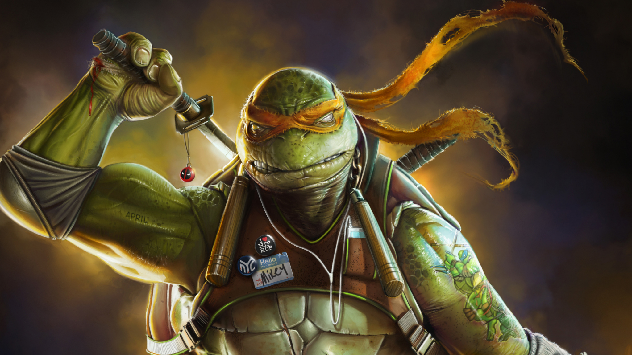 Download 2048x1152 Wallpaper Teenage Mutant Ninja Turtles