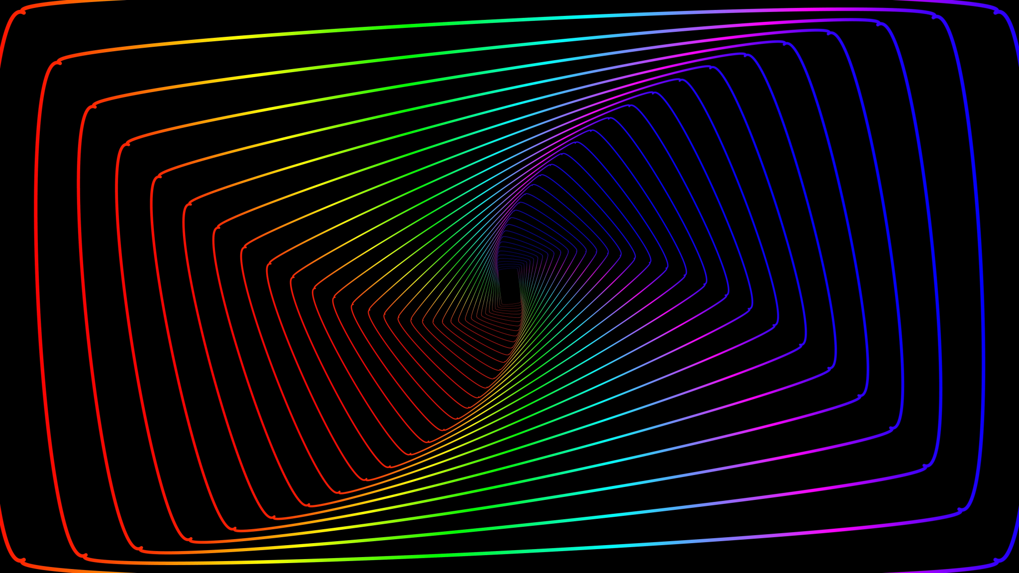 Colorful lines, swirl, abstract, minimal, 2048x1152 wallpaper