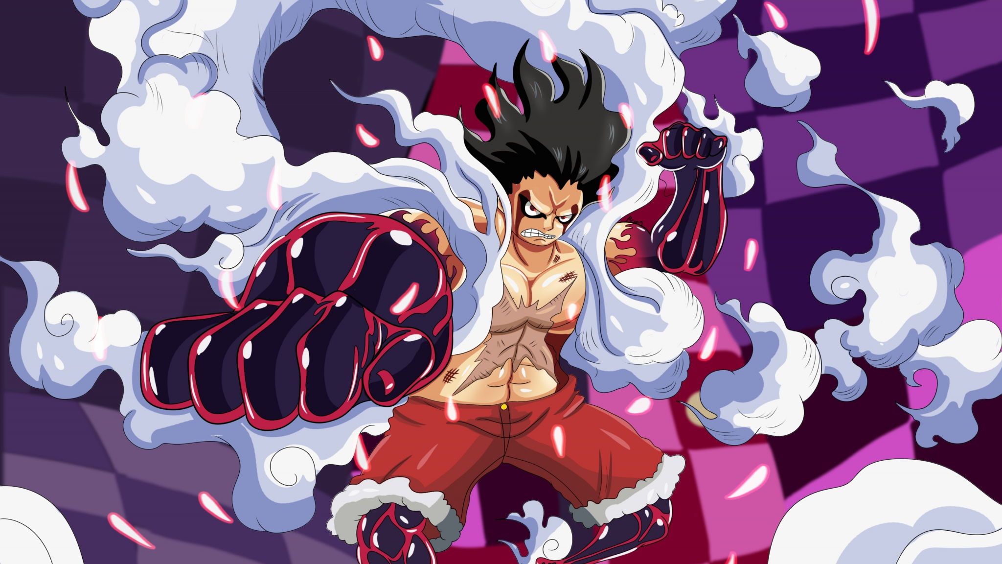 Download Artwork One Piece Monkey D Luffy 48x1152 Wallpaper Dual Wide 48x1152 Hd Image Background