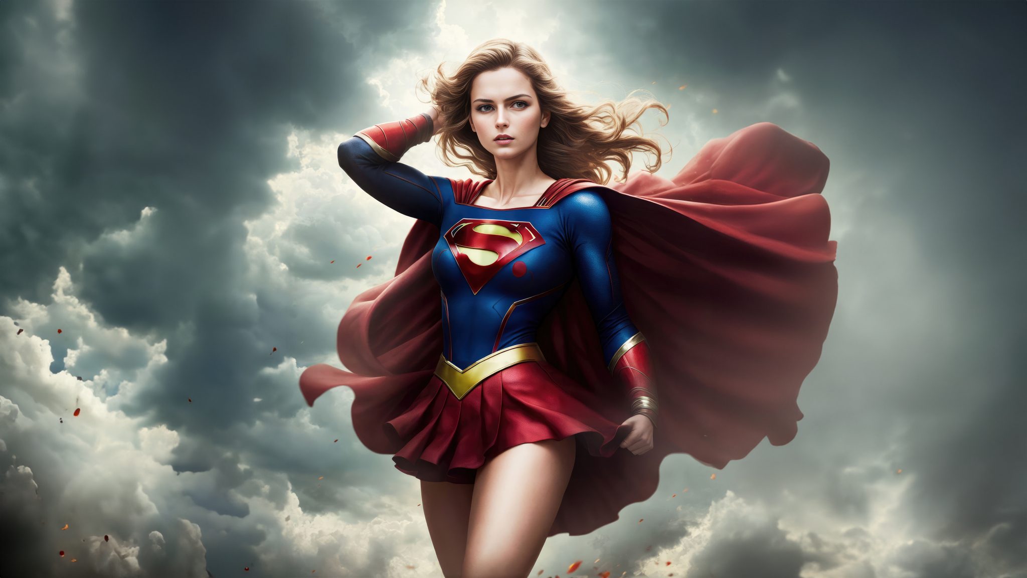 Download Wallpaper 2048x1152 Hot Supergirl 2023 Dual Wide 2048x1152 Hd Background 29544 8822