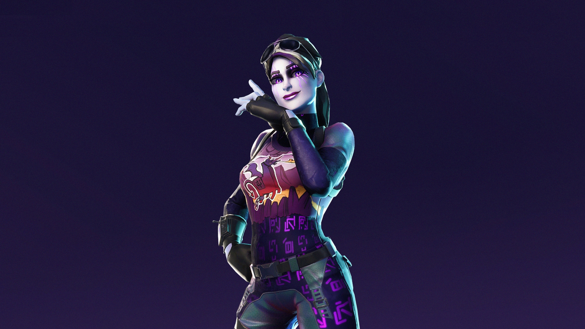 Download 2048x1152 Wallpaper Dark Bomber Fortnite Battle Royale Video Game Halloween Dual Wide Widescreen 2048x1152 Hd Image Background 15149