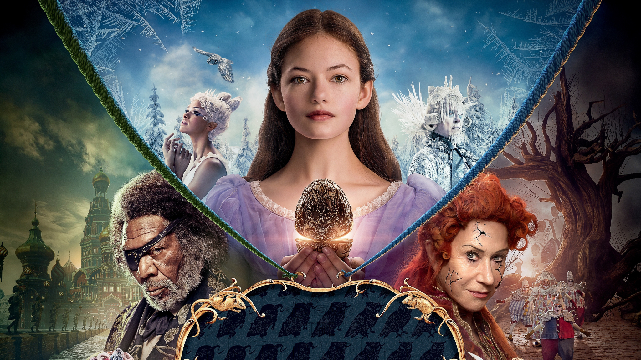 Download wallpaper: The Nutcracker and the Four Realms poster 1080x1920