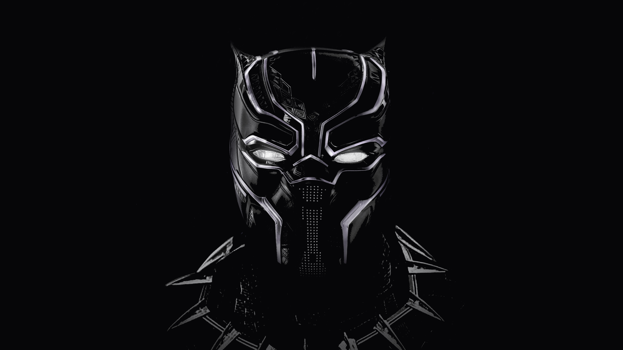 Download 48x1152 Wallpaper Black Panther Black Mask Artwork Dual Wide Widescreen 48x1152 Hd Image Background 3957