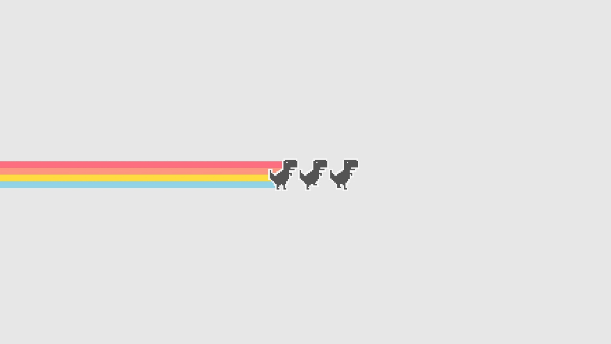 Download wallpaper 2048x1152 game, trex, the run, minimal, dual wide  2048x1152 hd background, 21421