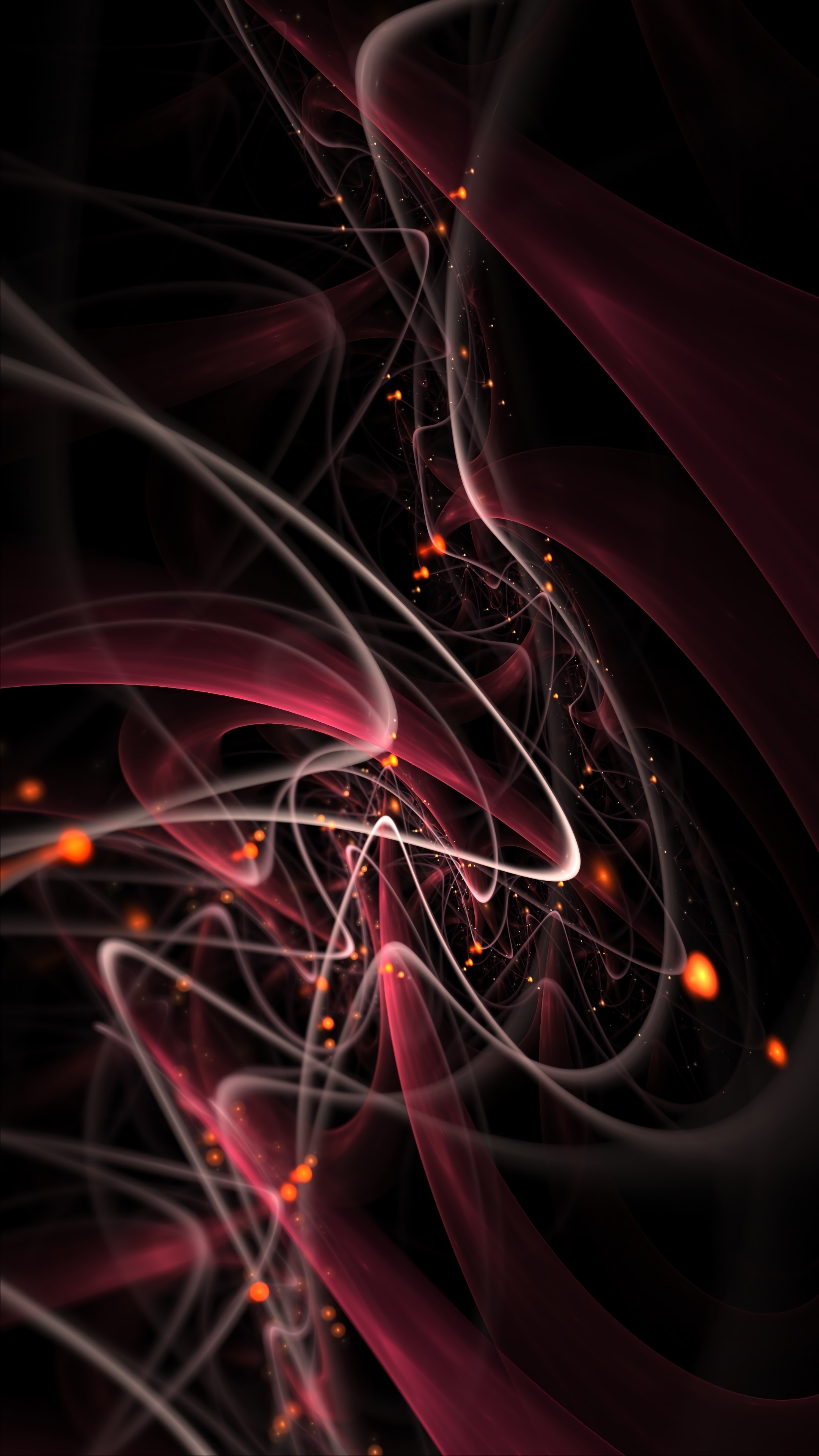 Download Wallpaper 2160x3840 Fractal Lines Bends Curves 2160p Sony Xperia Z5 Premium Dual 2160x3840 Hd Background 156