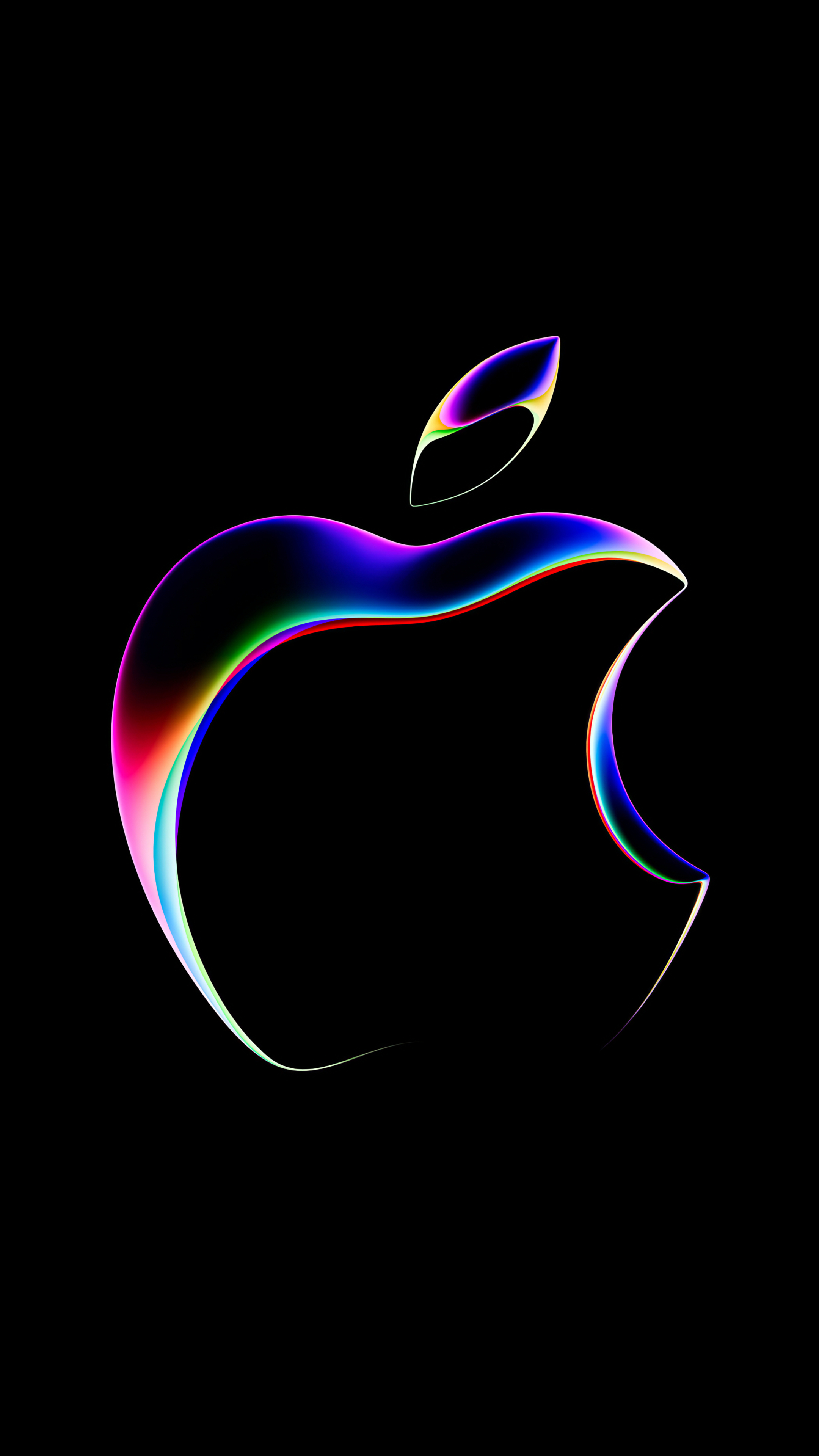 Download wallpaper 2160x3840 gradient dark logo, apple wwdc, 2023 ...