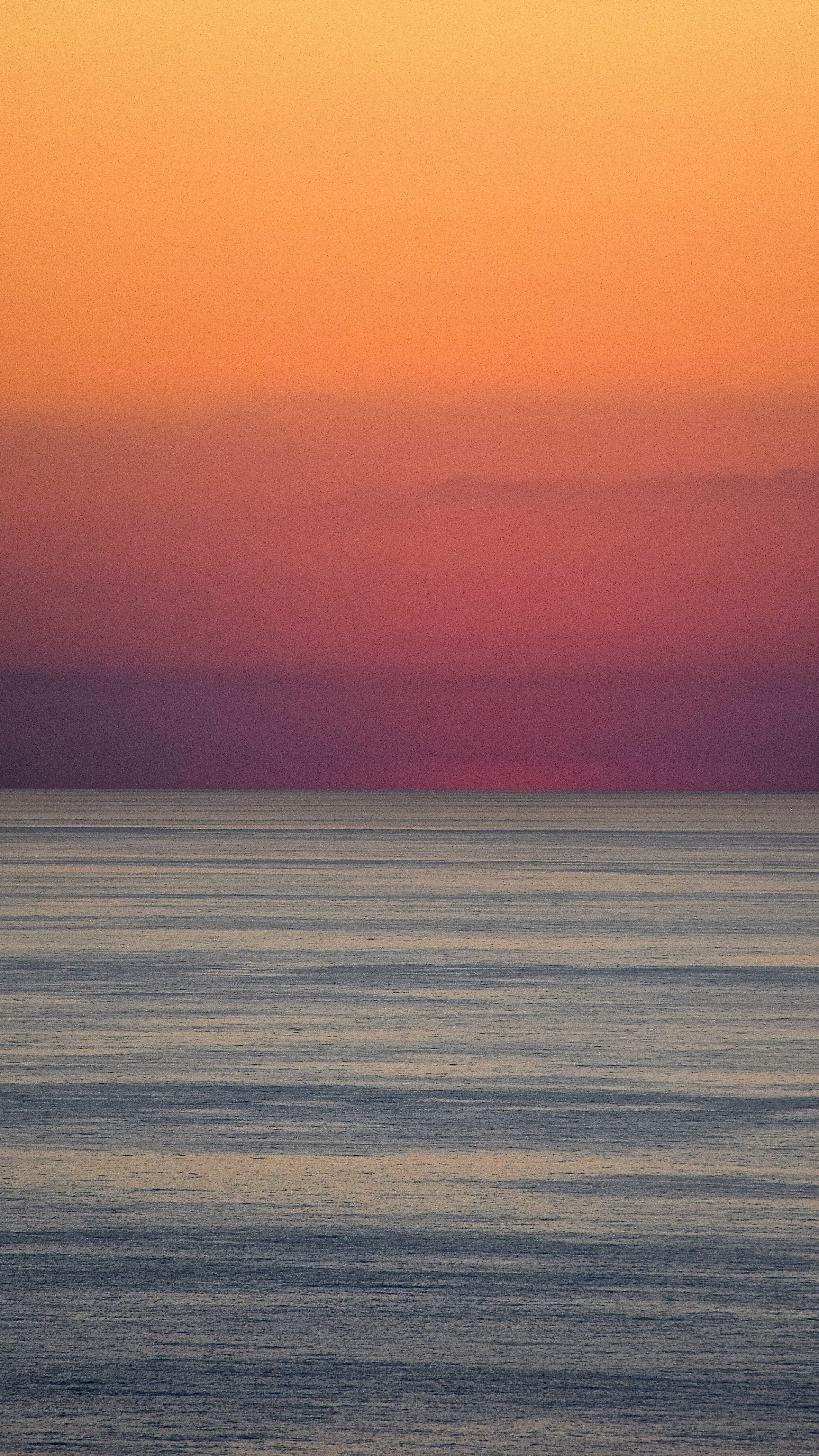 Sea, calm, sunset, body of water, blur, 2160x3840 wallpaper