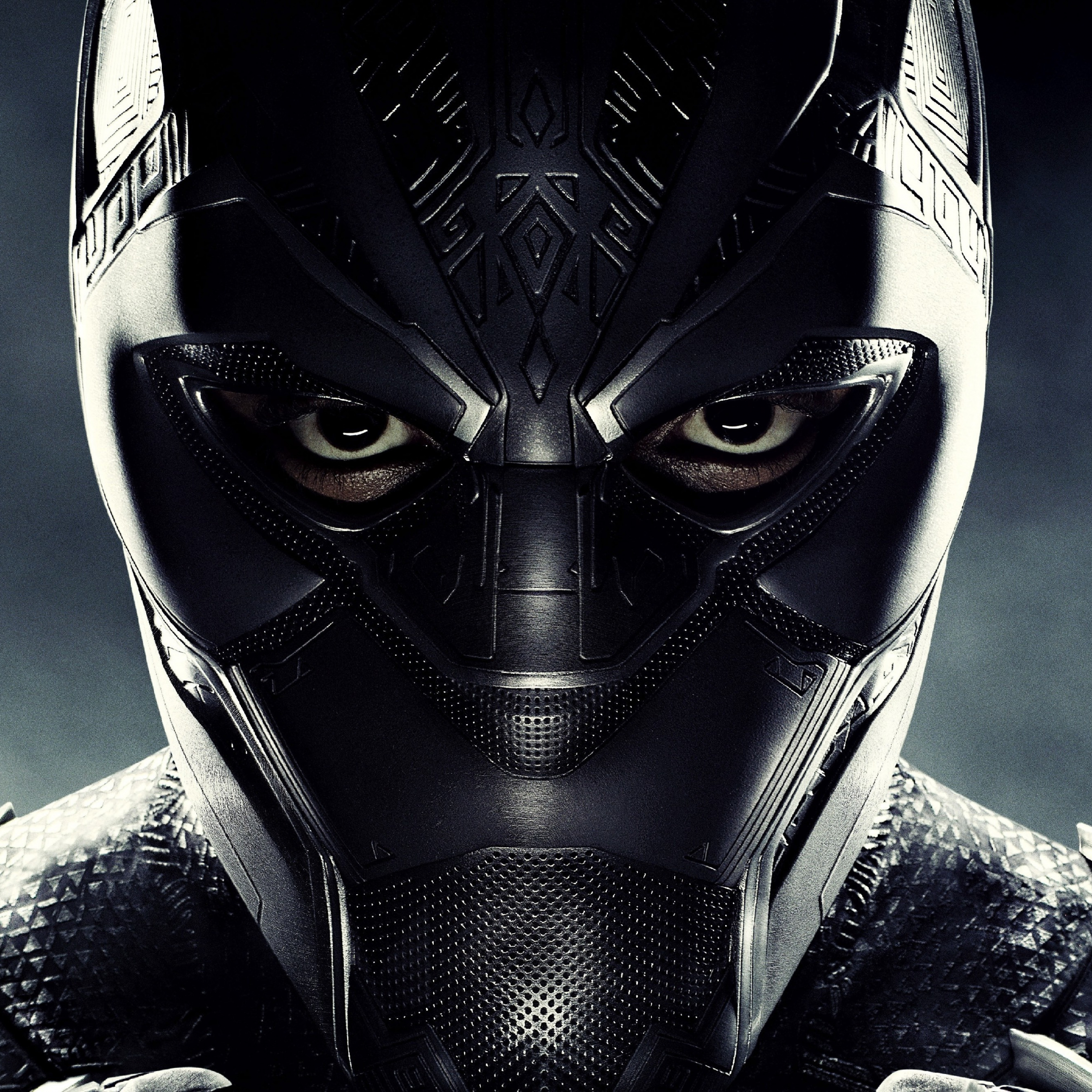 Downaload Black Panther Superheros Face Movie 2018 Wallpaper