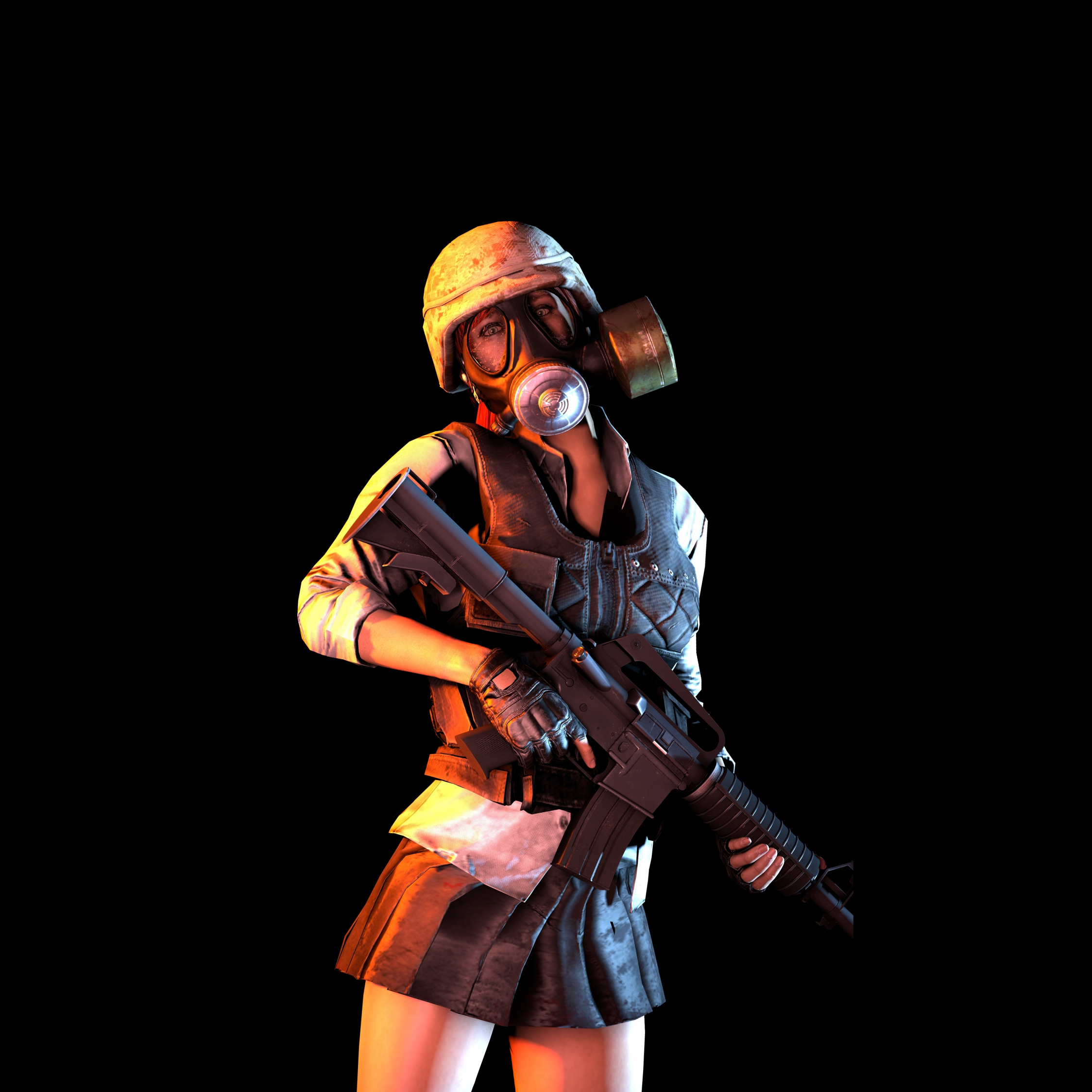 Download Pubg Mask Girl With Gun Video Game 2248x2248 Wallpaper Ipad Air Ipad Air 2 Ipad 3 Ipad 4 Ipad Mini 2 Ipad Mini 3 2248x2248 Hd Image Background