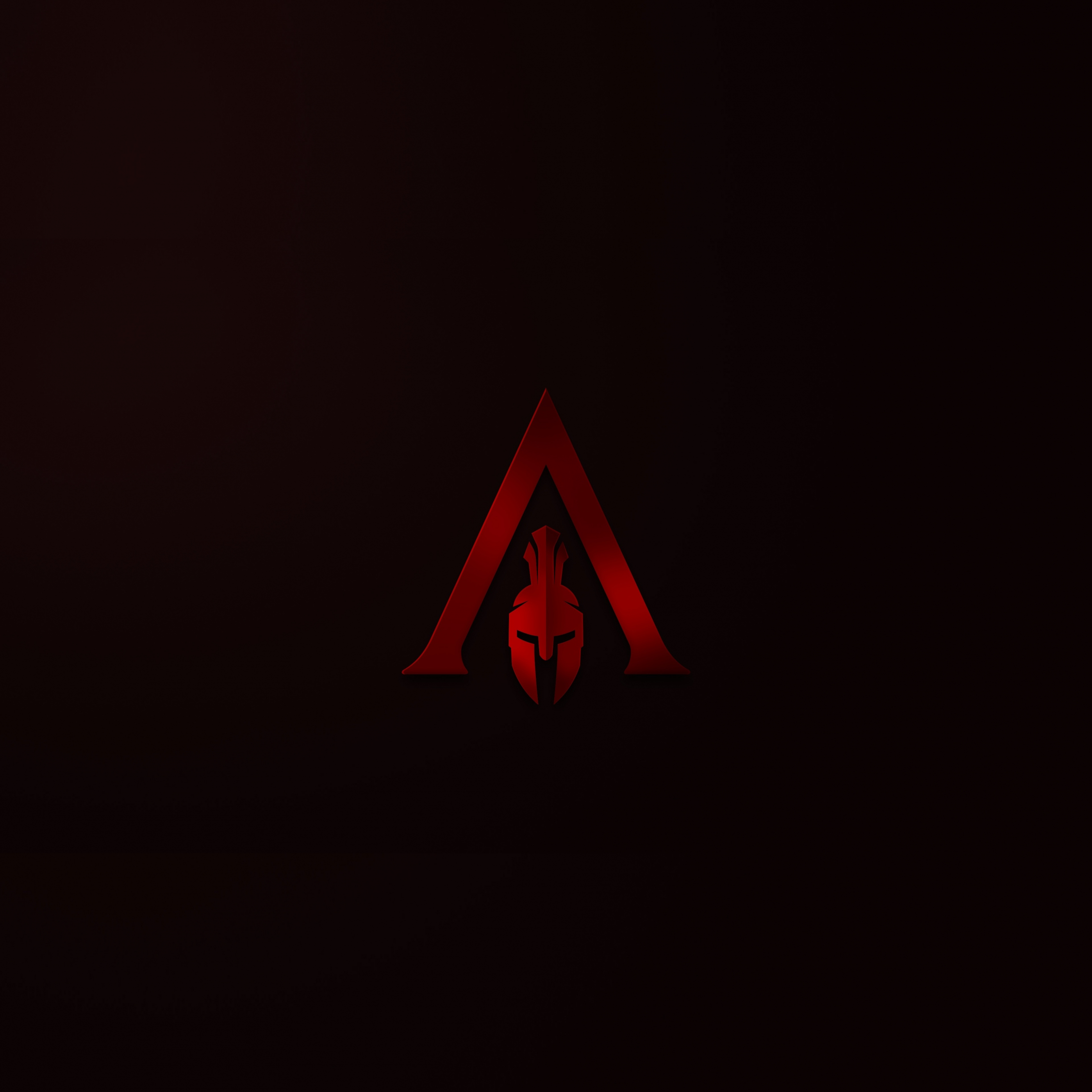 Download 2248x2248 Wallpaper Helmet Minimal Assassin S Creed