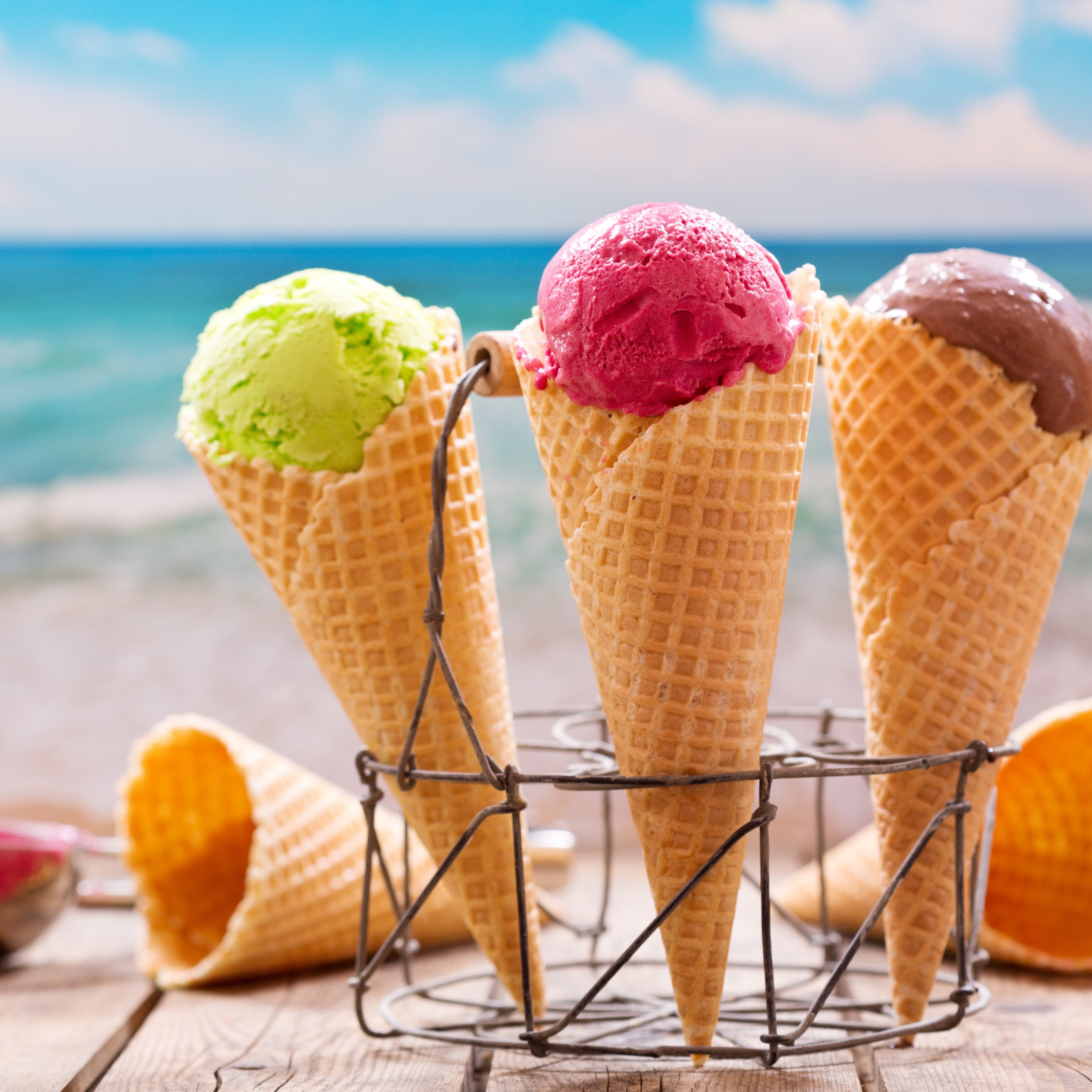 Download 2248x2248 Wallpaper Ice Cream Waffle Cones Summer Ipad Air Ipad Air 2 Ipad 3 Ipad 4 Ipad Mini 2 Ipad Mini 3 2248x2248 Hd Image Background 5114