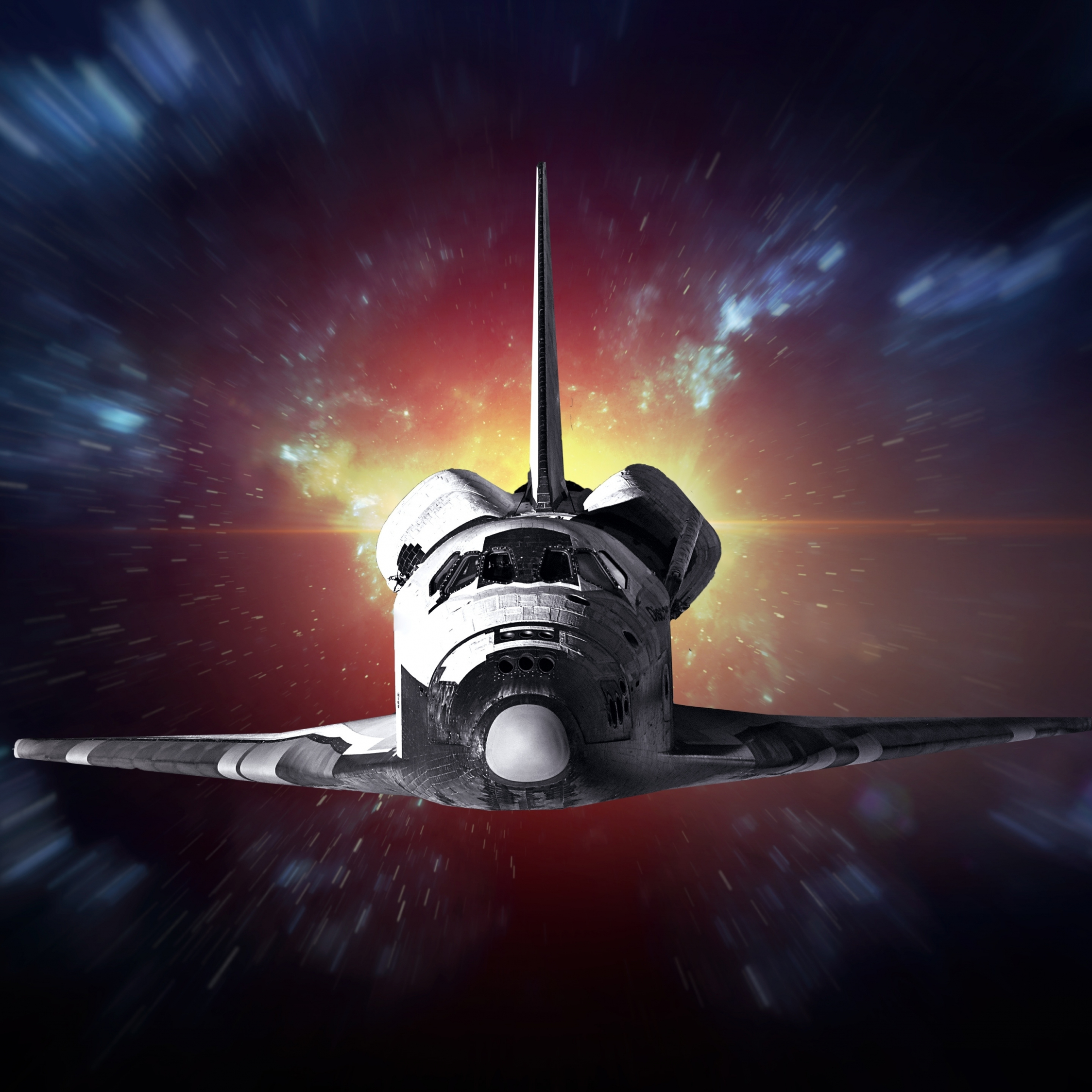 Download Wallpaper 2248x2248 Spaceshuttle Spacecraft Space Ipad Air Ipad Air 2 Ipad 3 Ipad 2464