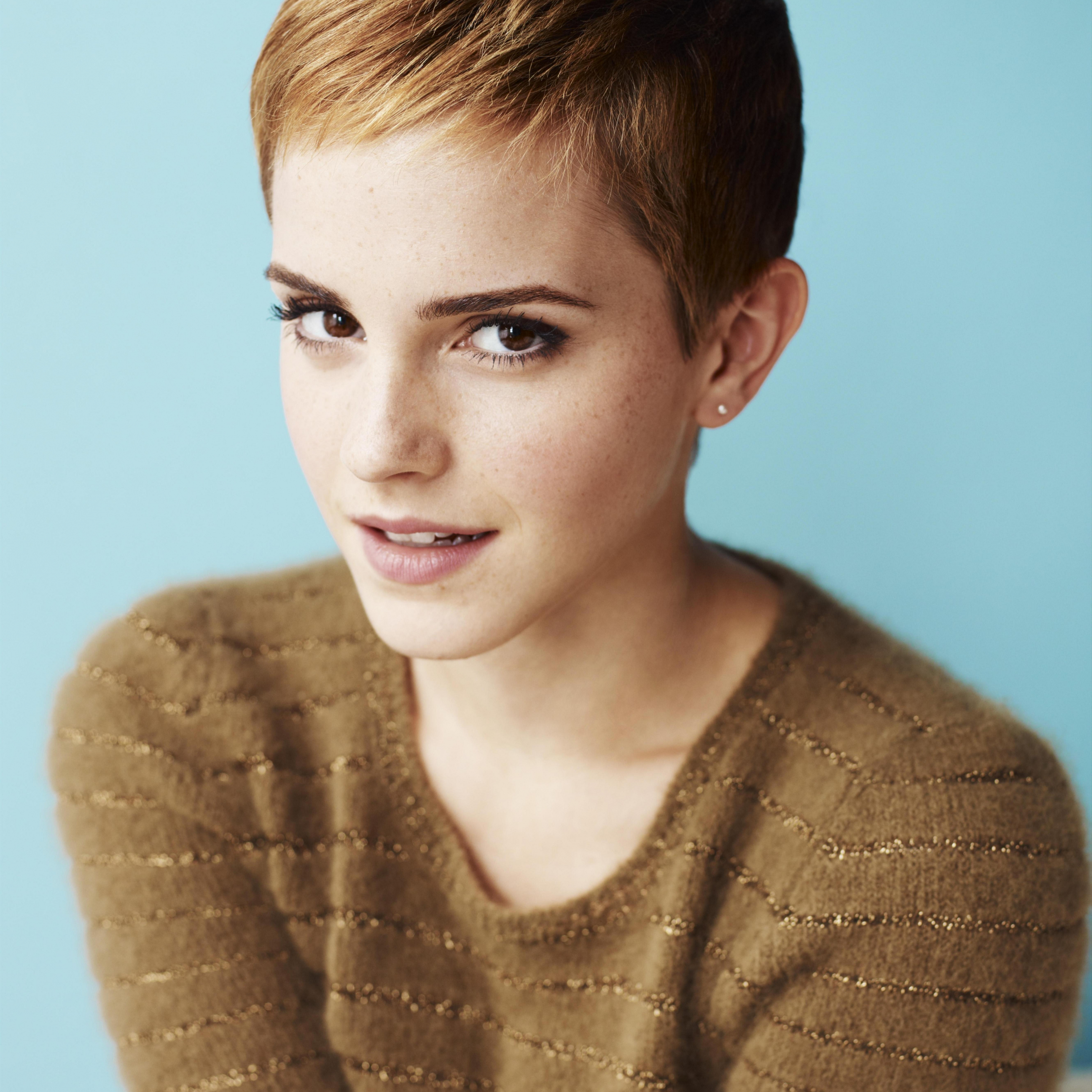 Download 2248x2248 Wallpaper Emma Watson Short Hair British Celebrity Ipad Air Ipad Air 2 Ipad 3 Ipad 4 Ipad Mini 2 Ipad Mini 3 2248x2248 Hd Image Background 2243