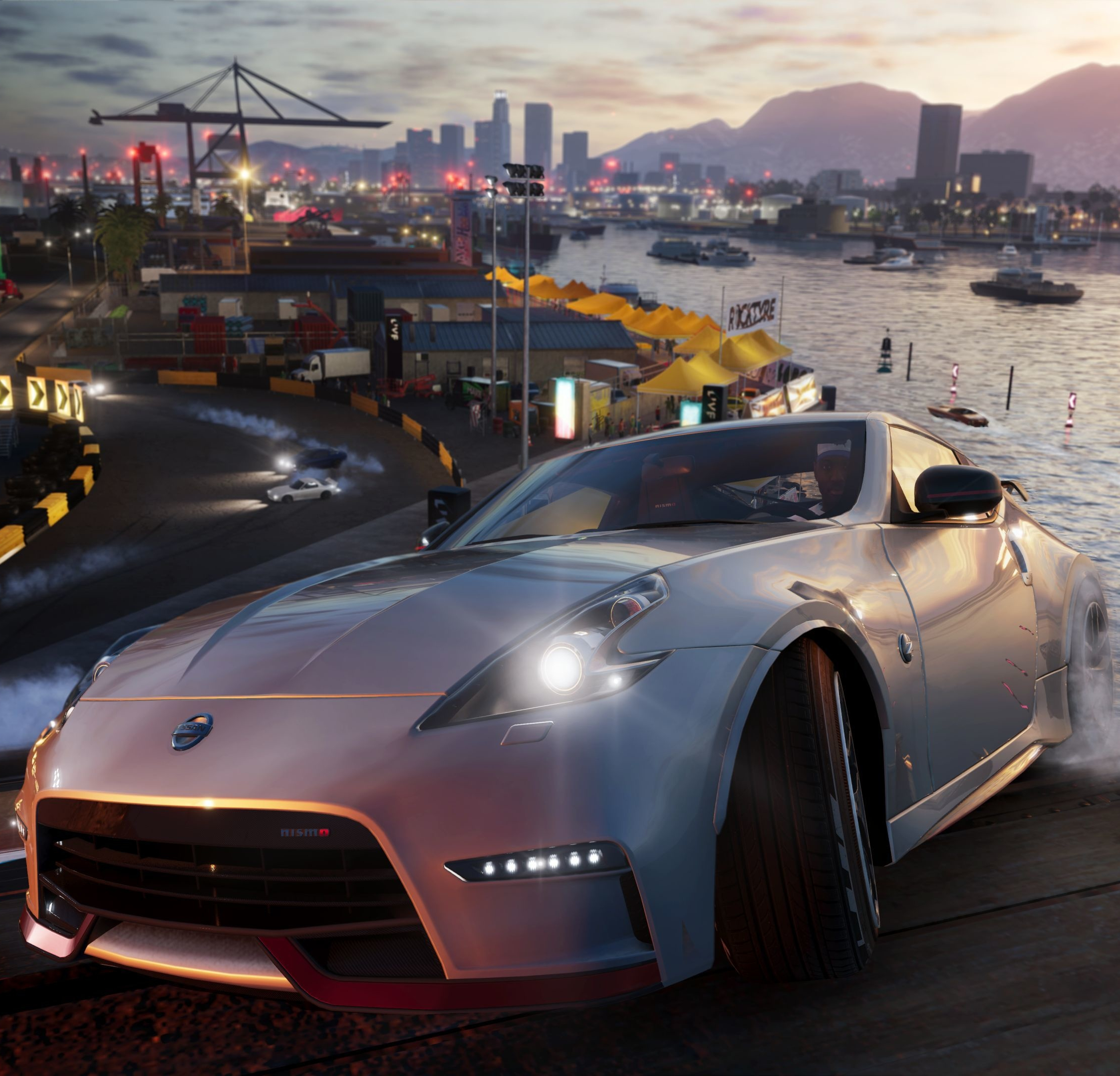 Download 2248x2248 Wallpaper The Crew 2 Video Game Drift Nissan