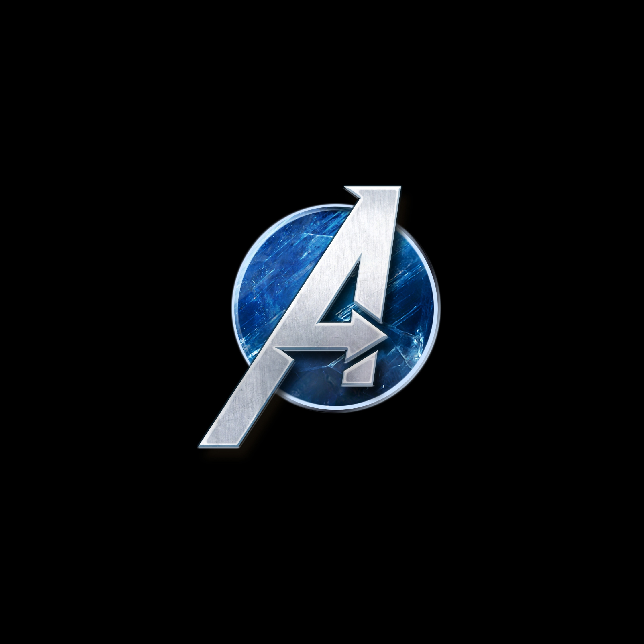 Download wallpaper 2248x2248 dark, minimal, marvel's avengers, video ...