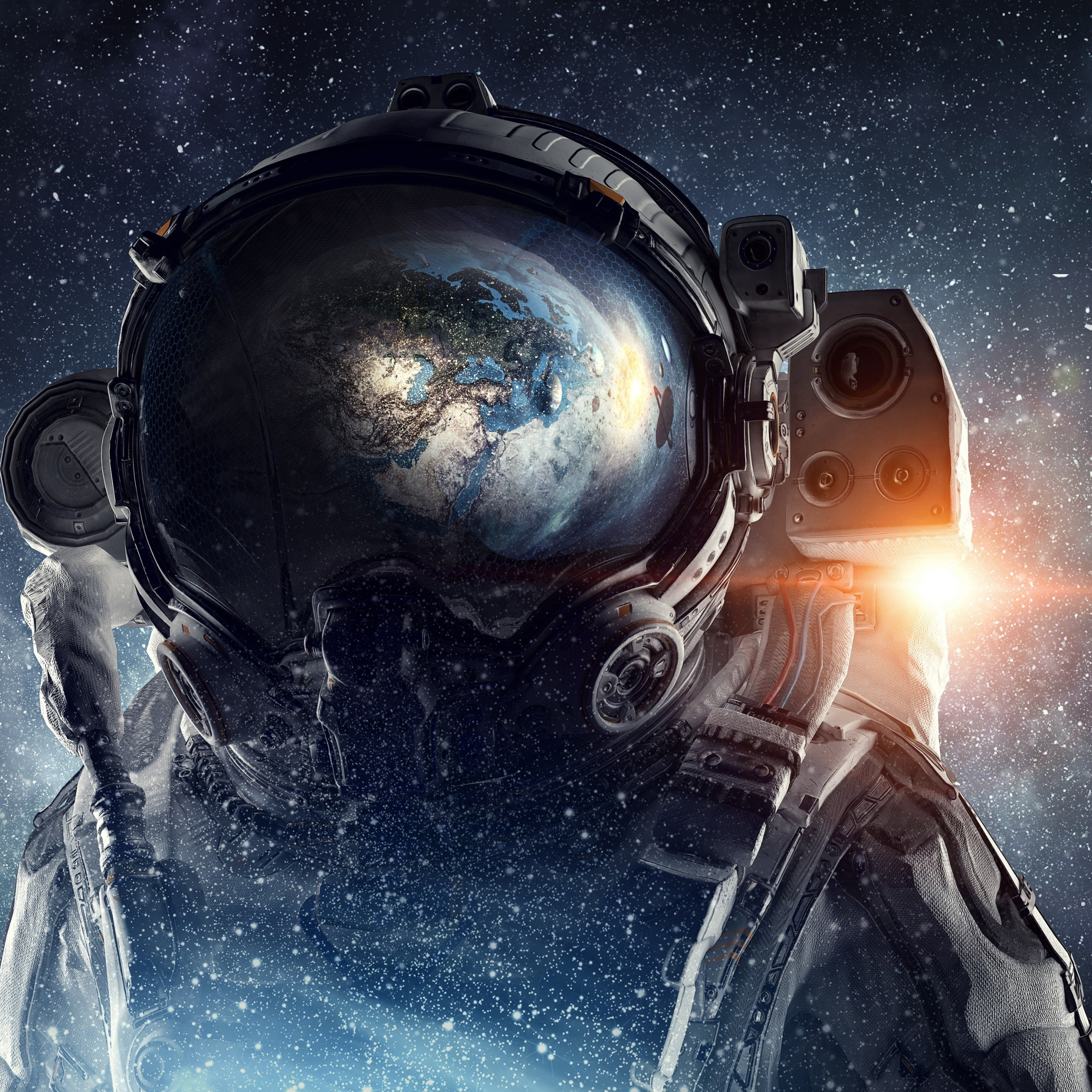 Download wallpaper 2248x2248 fantasy astronaut space ipad air ipad air  2 ipad 3 ipad 4 ipad mini 2 ipad mini 3 2248x2248 hd background 8388