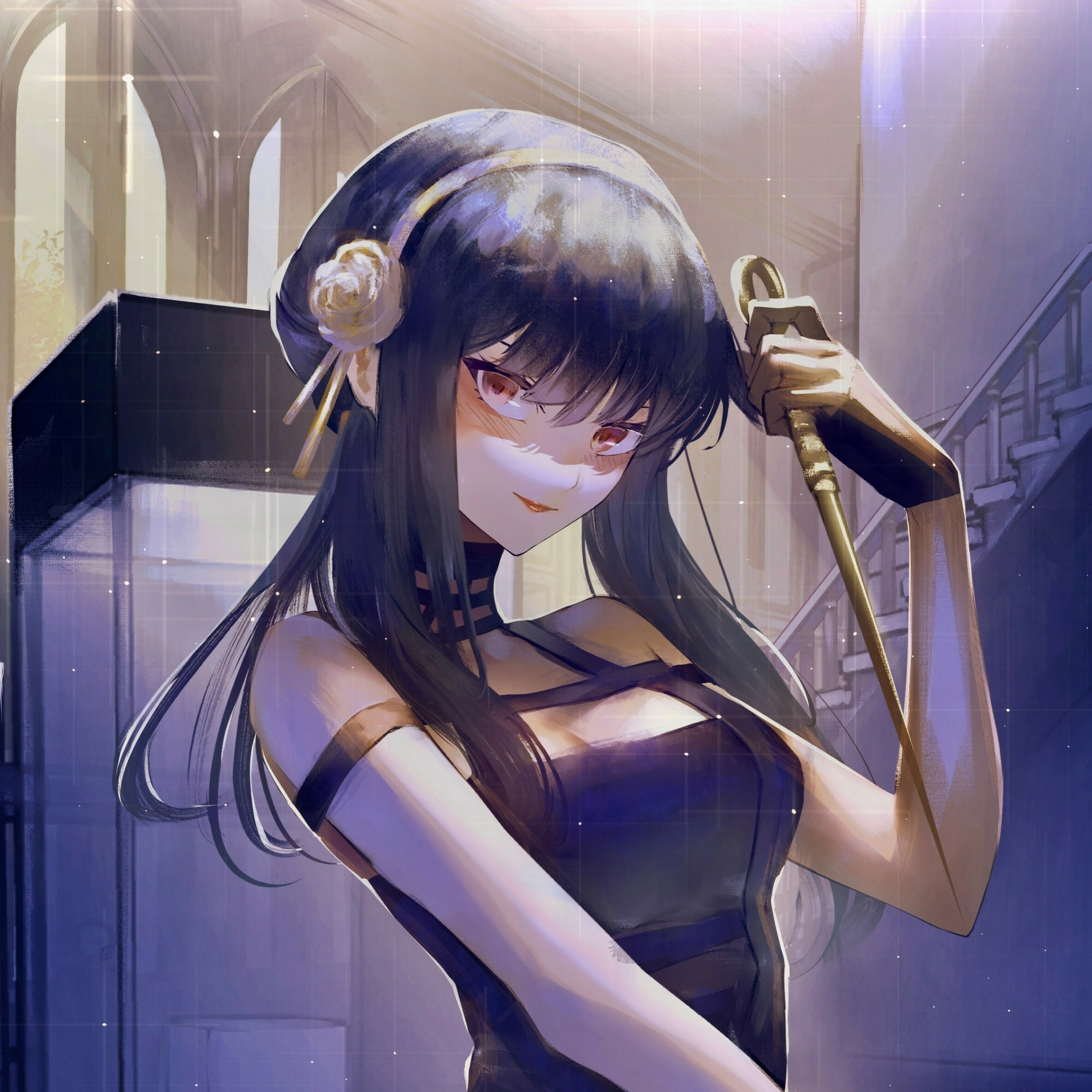 Yor forger, spy, anime girl, 2248x2248 wallpaper