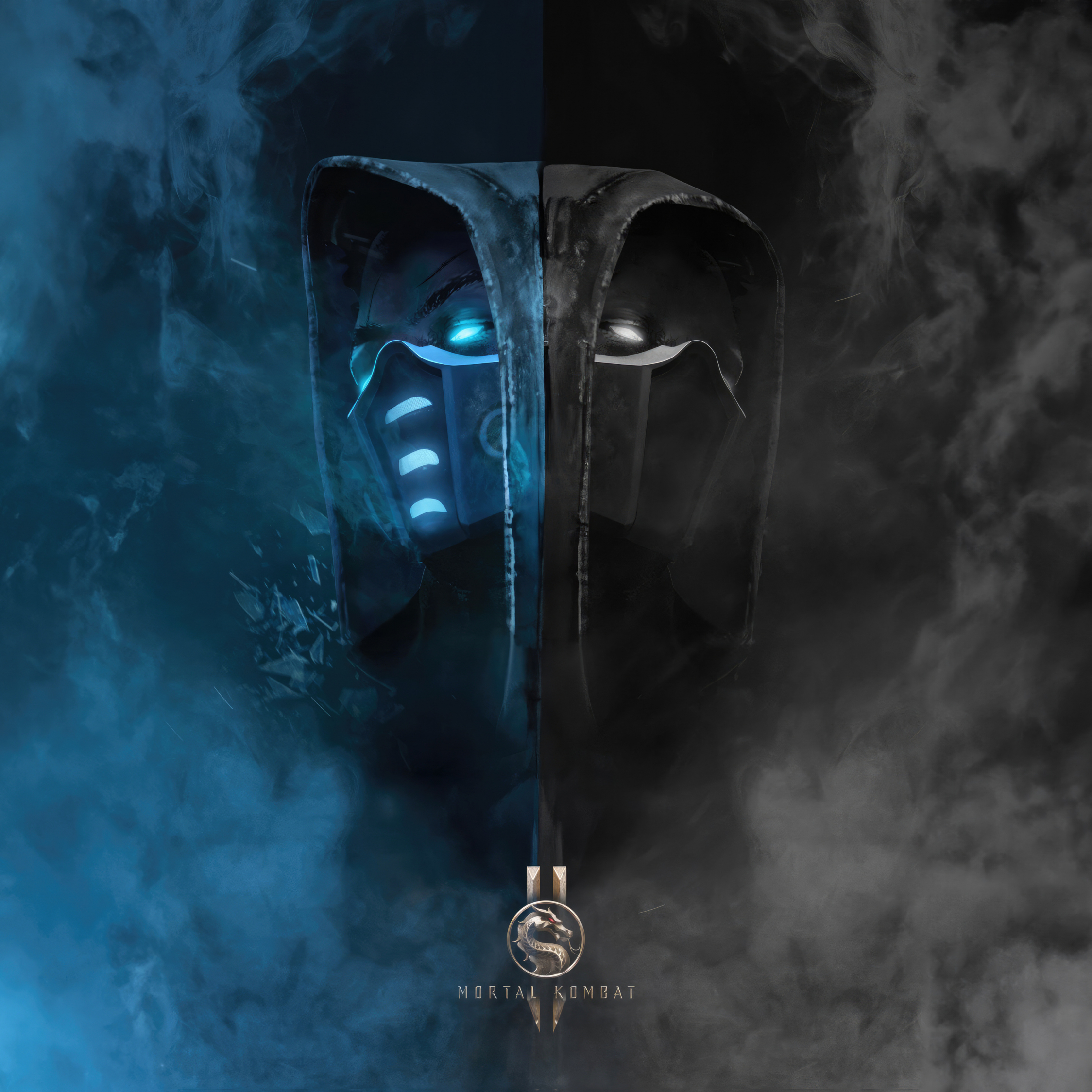 Download wallpaper 2248x2248 mortal kombat 2, face-off of cold & hot, game,  ipad air, ipad air 2, ipad 3, ipad 4, ipad mini 2, ipad mini 3, 2248x2248  hd background, 29600