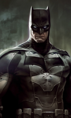 Download Wallpaper 240x400 Batman, The Dark Knight, Confident, Artwork ...