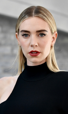 Download wallpaper 240x400 gorgeous, blonde, vanessa kirby, 2019, old ...