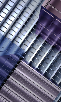 Metal grid structure, abstract, shine, 240x400 wallpaper