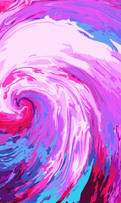 Swirl, abstract, glitch art, 240x400 wallpaper