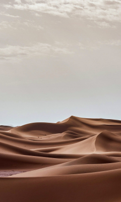 Landscape, desert dunes, nature, 240x400 wallpaper
