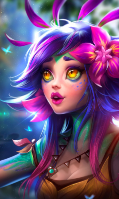 Download wallpaper 240x400 beautiful, neeko, league of legends, old ...