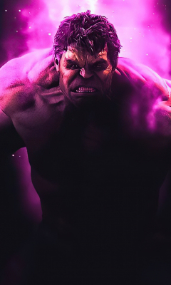 Download wallpaper 240x400 hulk angry, pinkish art, old mobile, cell ...