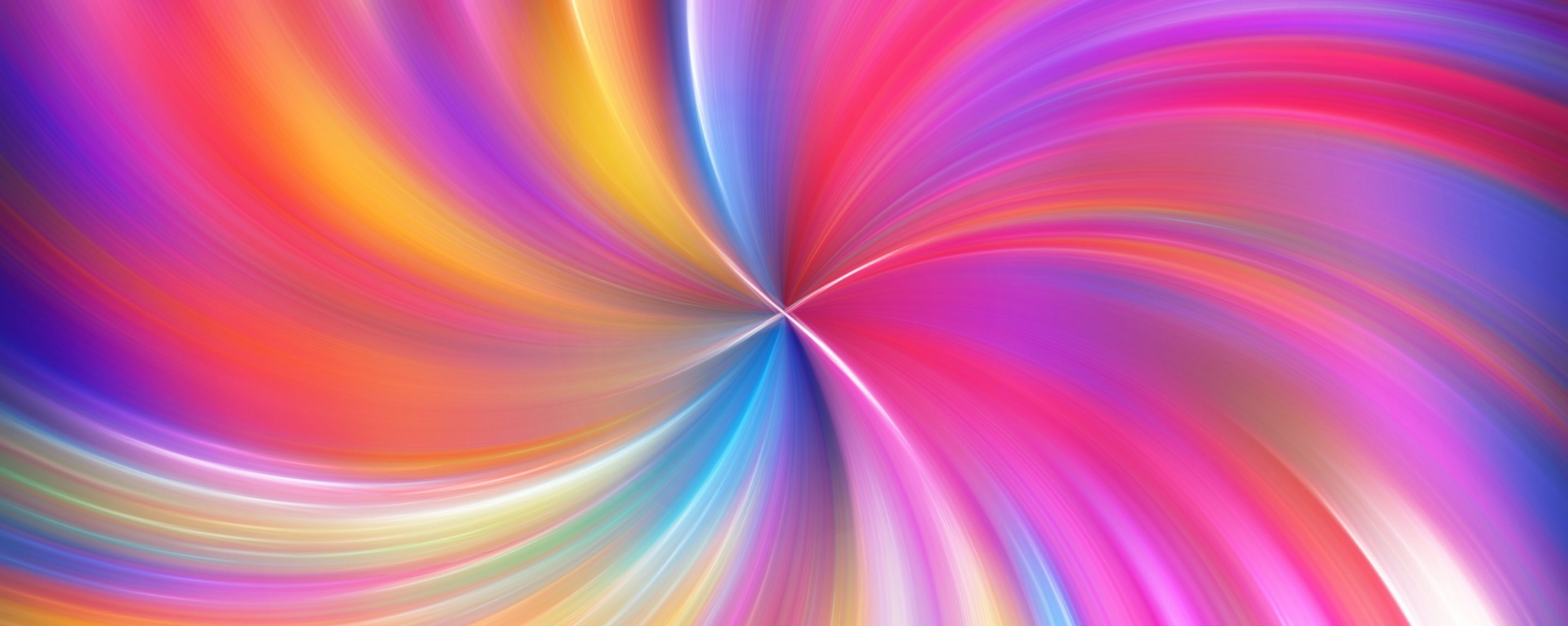 Swirl, colorful, abstraction, 2560x1024 wallpaper