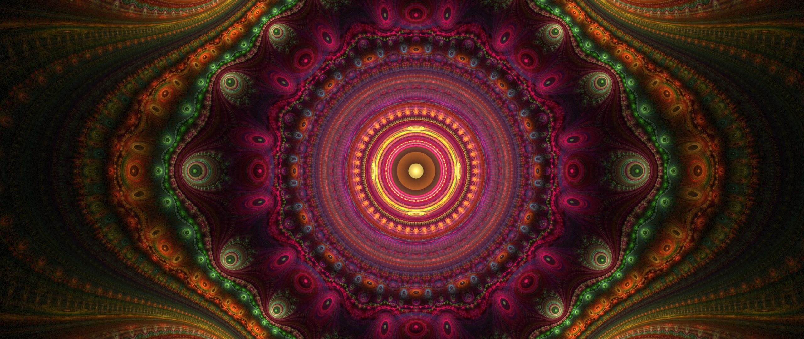 Kaleidoscope wallpaper. Hypnotic abstract image. Mandala surreal ornament.  Psychedelic multicolor illustration. Stock Illustration | Adobe Stock