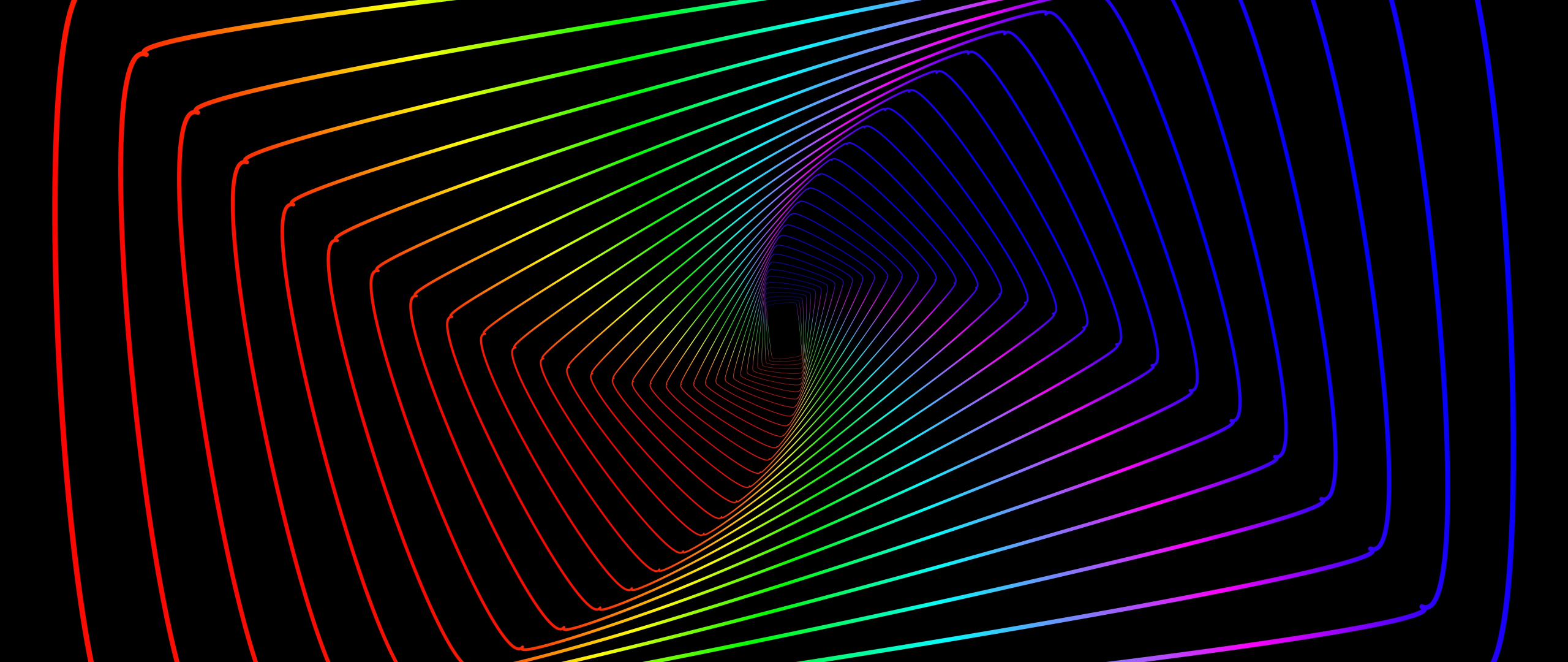 Colorful lines, swirl, abstract, minimal, 2560x1080 wallpaper