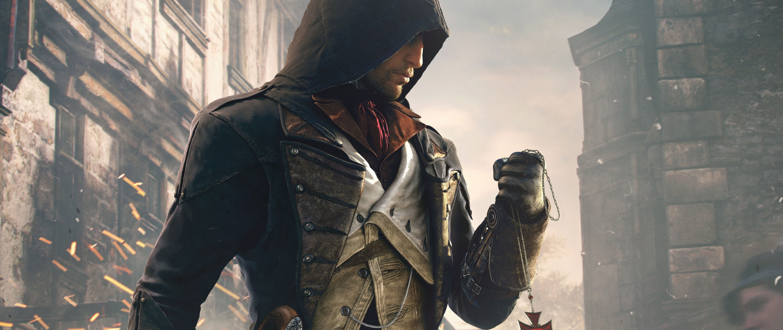 Download wallpaper 2560x1080 assassin's creed unity, video game, dual wide  2560x1080 hd background, 17696