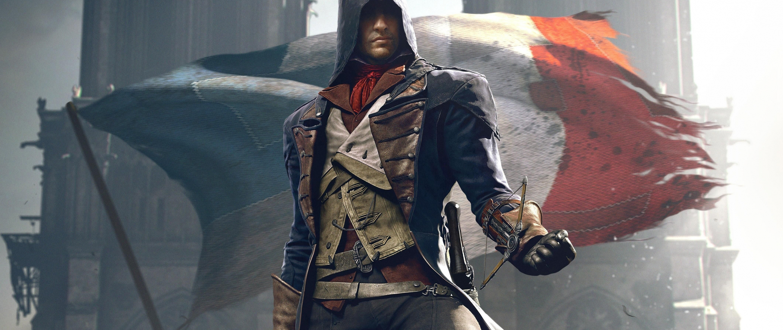 Download Art Of Assassin Assassin S Creed Unity 2560x1080 Wallpaper Dual Wide 2560x1080 Hd Image Background