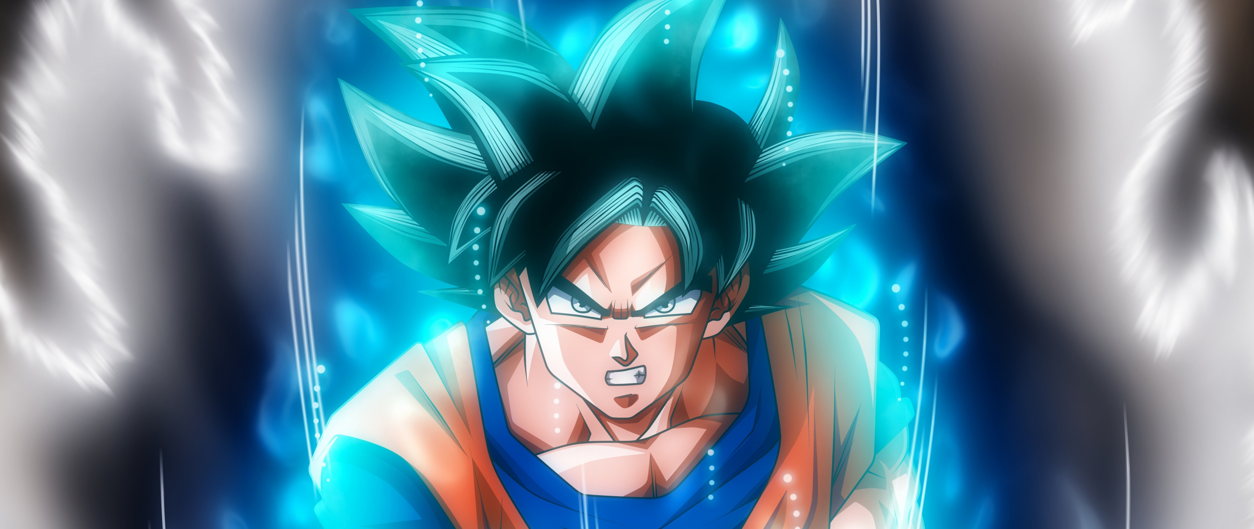 Download wallpaper 2560x1080 goku, dragon ball super, ultra instinct, dual  wide 2560x1080 hd background, 3931