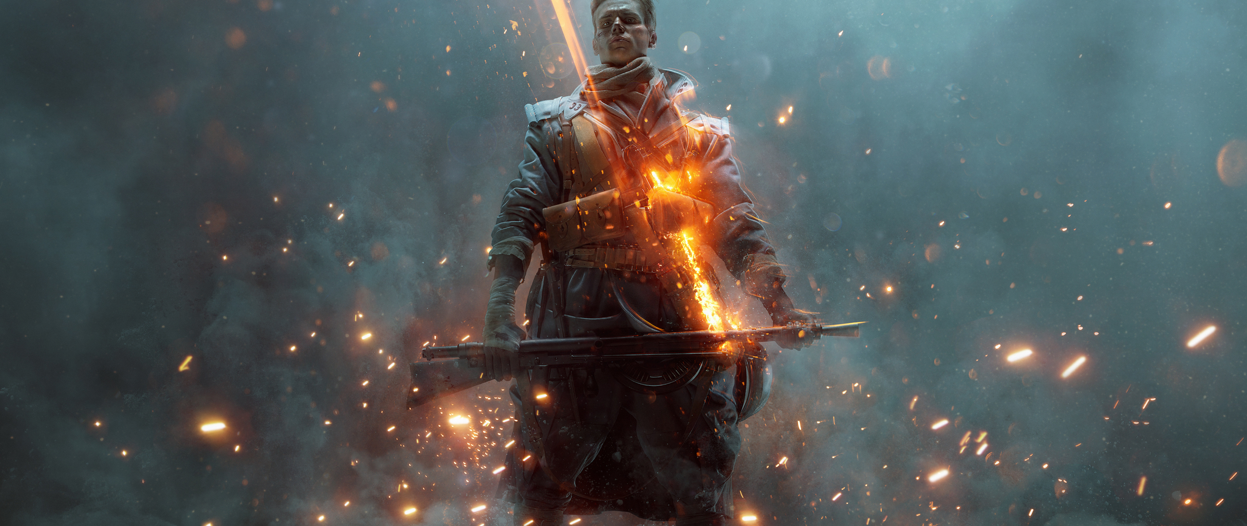 Battlefield 1, They Shall Not Pass, soldier, video game, 2017, 2560x1080 wallpaper
