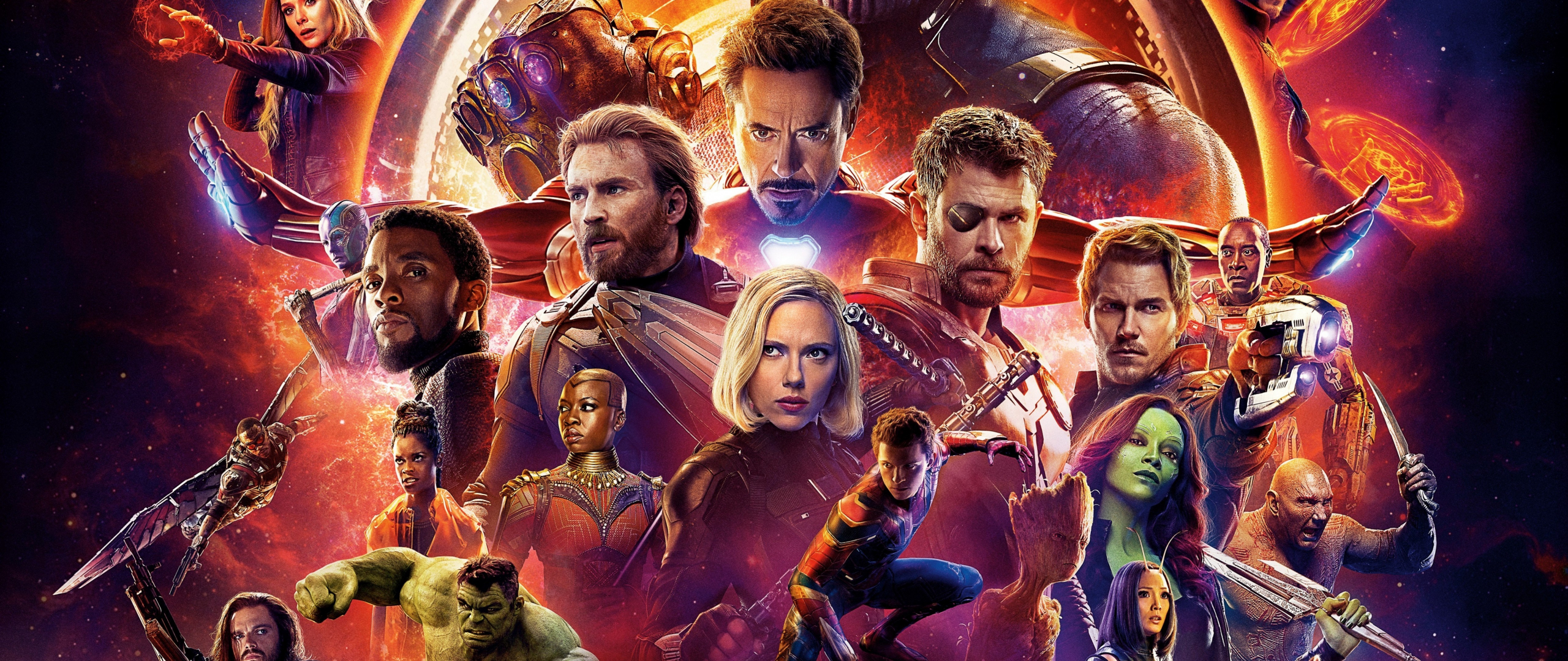 Download 2560x1080 wallpaper avengers: infinity war, movie ...