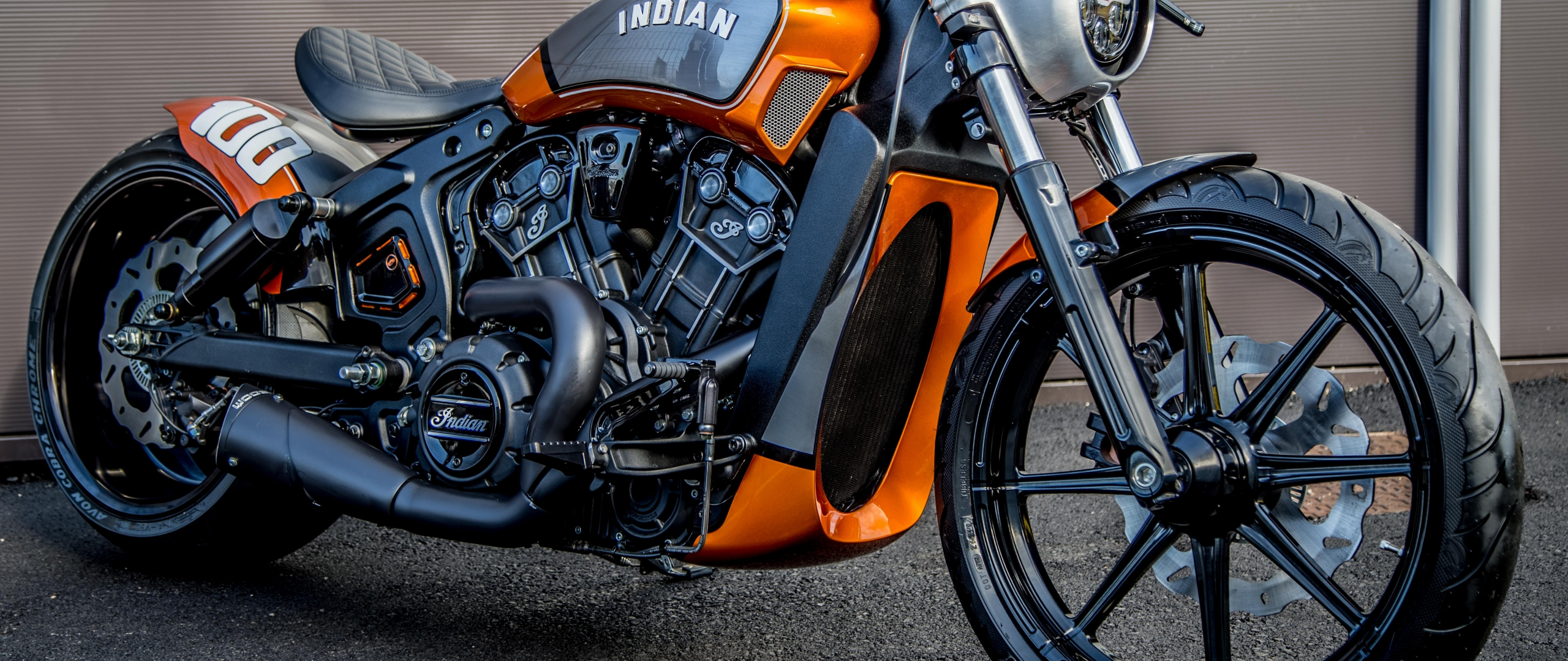 Indian Motorcycle, Metz Scout Bibber Hundred, bike, 2560x1080 wallpaper
